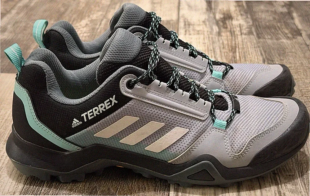 Adidas Outdoor Terrex AX3 Women's Trail Hiking Shoes Size 8.5 Gray Multi