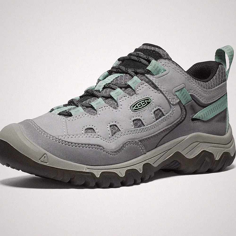 KEEN Women's Targhee 4 Vent Durable Breathable Hiking Shoes, Alloy Granite