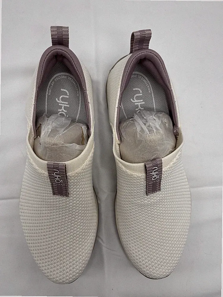 NEW Ryka Echo Ease Sz US 8.5 Women’s Slip-On Hiking Trail Running Shoes White