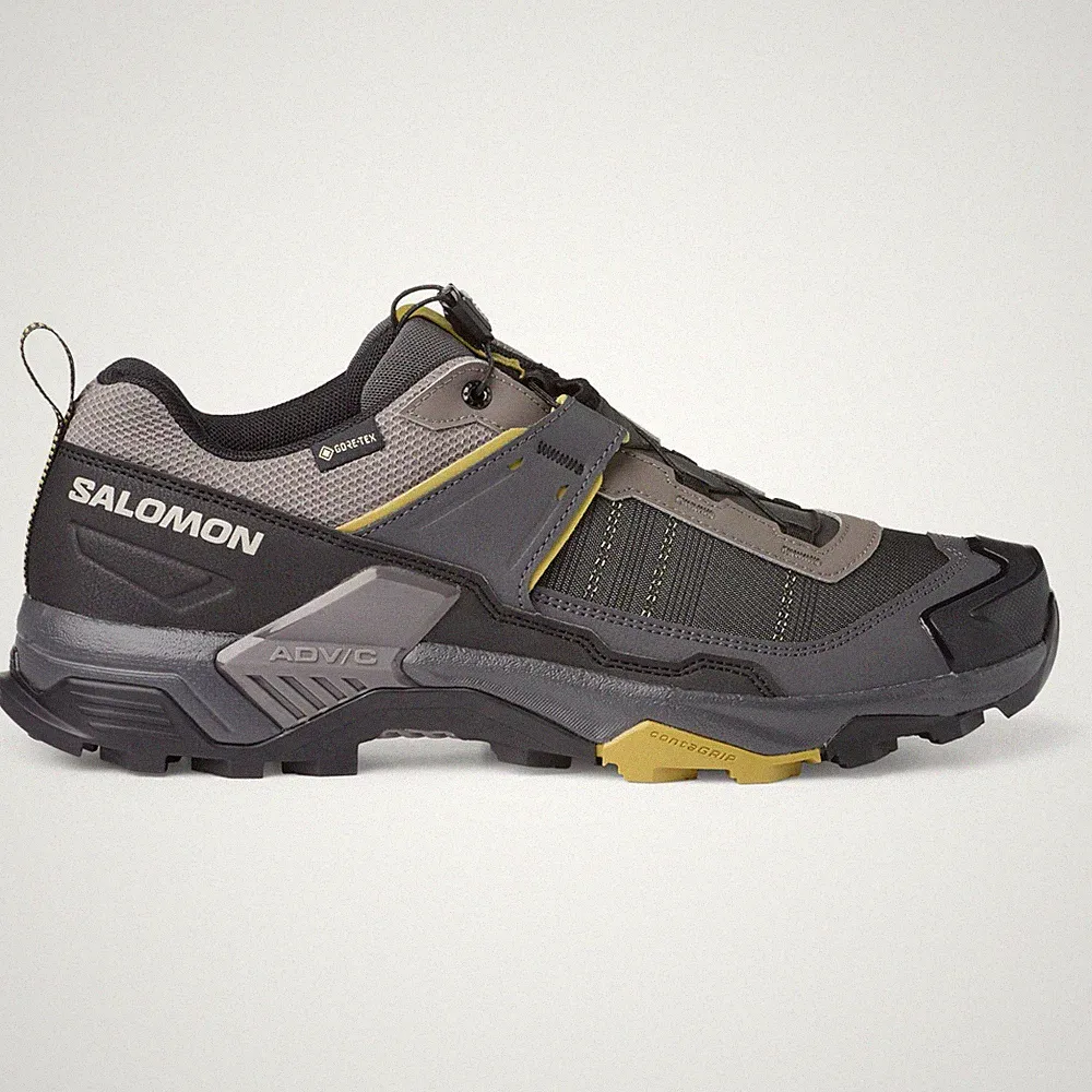Salomon X Ultra 5 GORE-TEX Low Hiking Shoes - Men's Dark Gull Gray/Asphalt🔥SALE